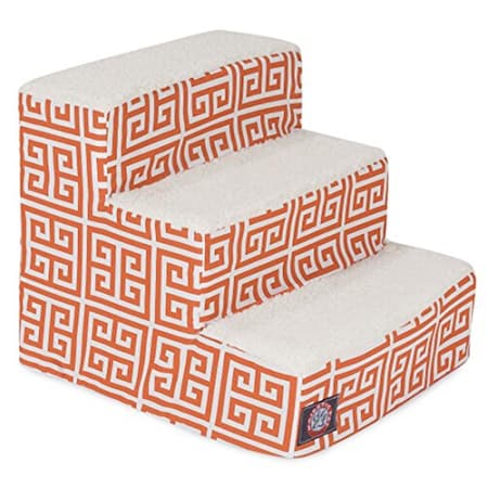 River Soap Co 3 Step Towers Pet Stairs, Orange 788995675400